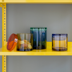 Molded-glass Jars
